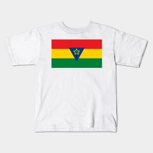 Socialist Tropican flag (iteration 3) Kids T-Shirt